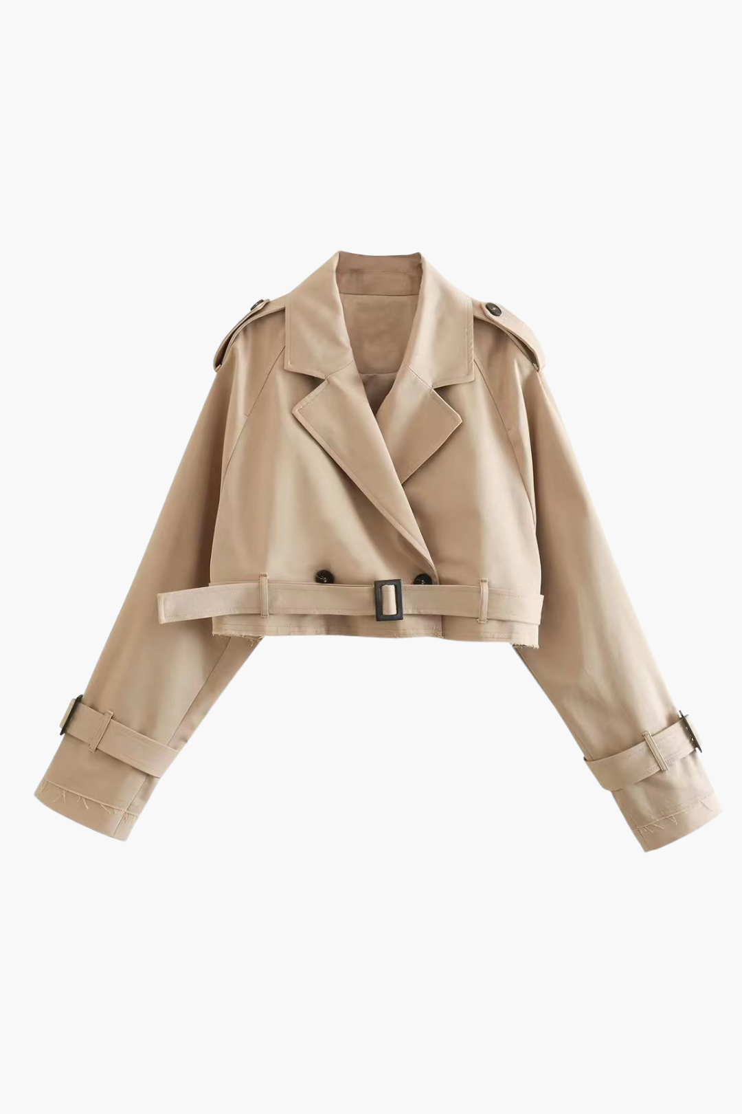 Valeria Cropped Trench Coat