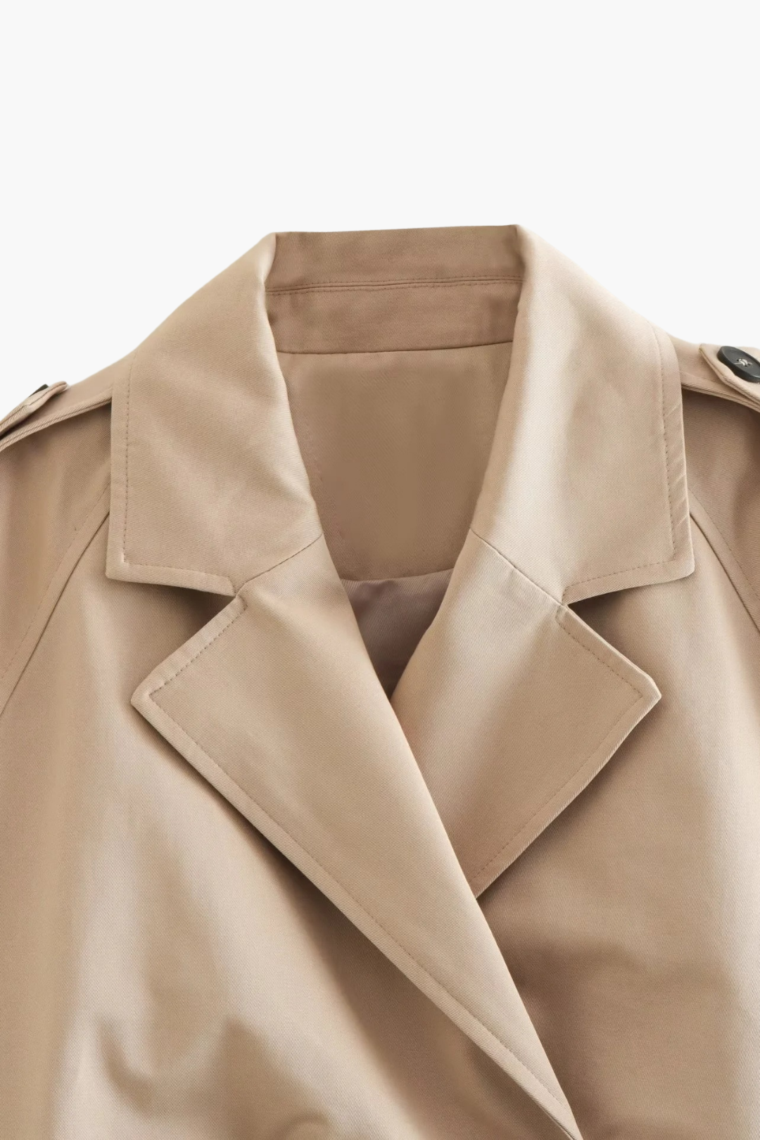 Valeria Cropped Trench Coat